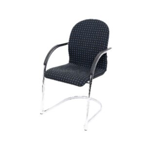 Besucherstuhl schwarz-blau (15 Stück)