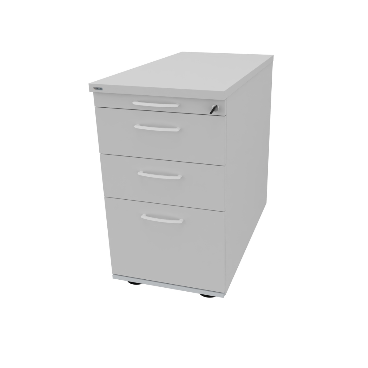 Standcontainer B 42 x T 80 cm metallise-silber