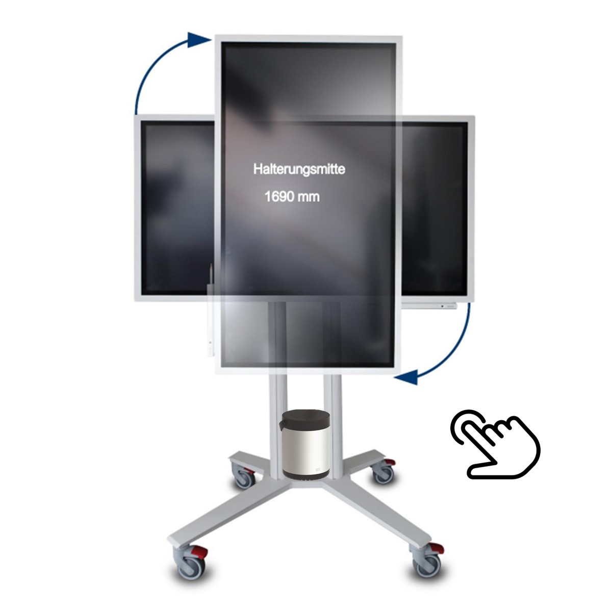 Digitales Flipchart mit Powerbank