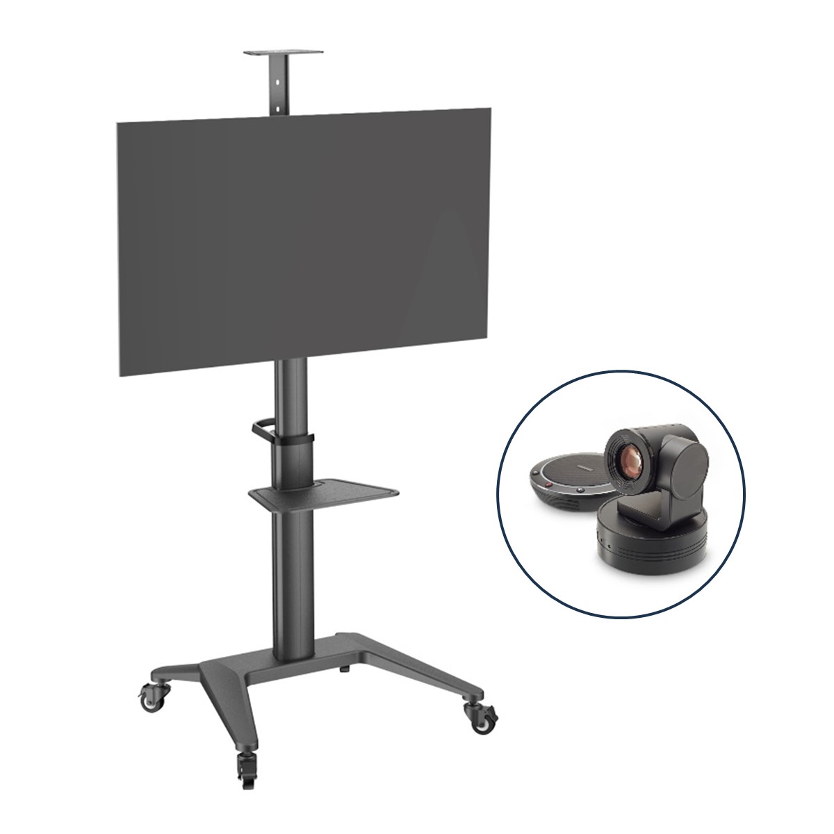 Videokonferenzsystem 49" fahrbar